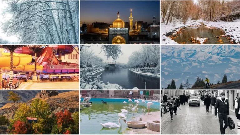 راهنمای سفر به شهرهای چهارفصل ایران و جذابیت‌های آن‌ها