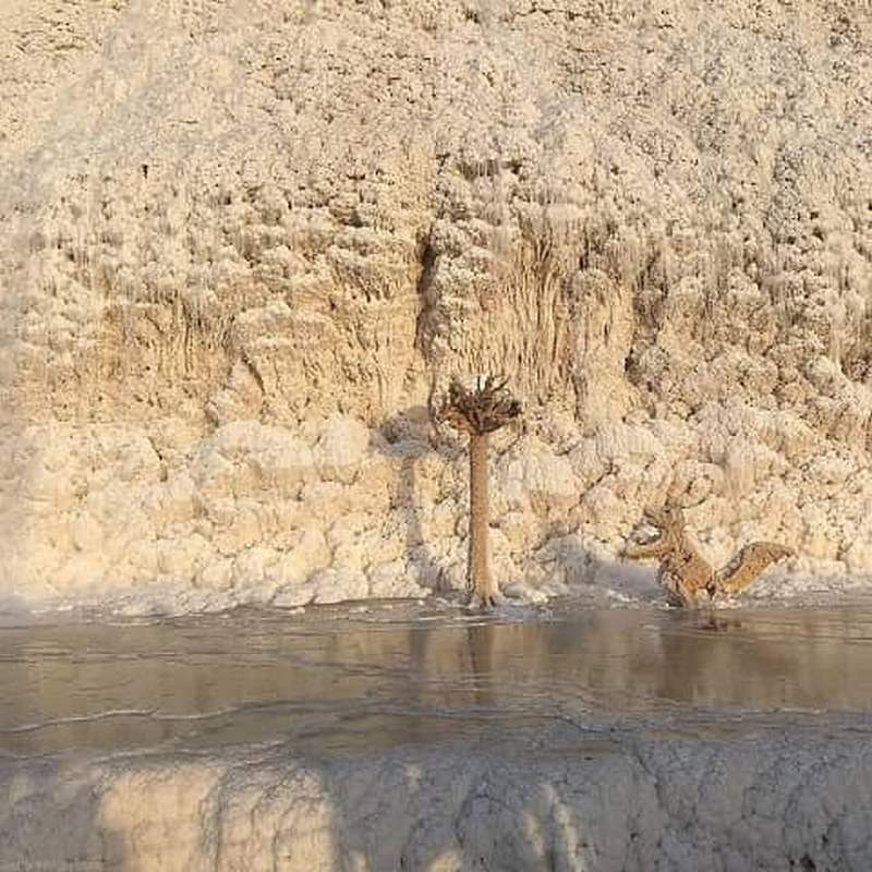 آبشار نمکی پتاس أصفهان,آبشارهای پتاس اصفهان,آبشارهای نمکی اصفهان